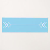 2 Tone Blauwe Yoga Mat (Voorkant (horizontaal))