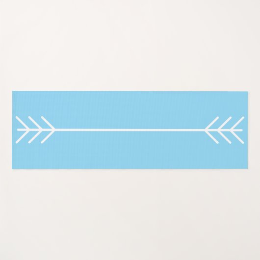 2 Tone Blauwe Yoga Mat (Voorkant (horizontaal))