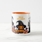 2-Tone mok 11oz : HALLOWEEN #1 (Center)