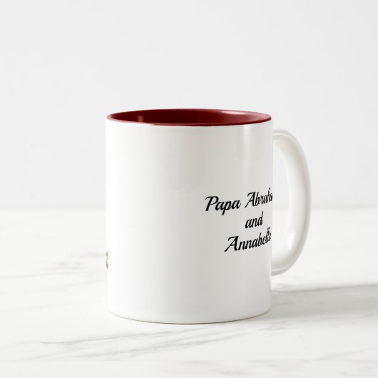 2-Tone Mok 11oz: Mijn vader Mijn oude ik (bruin) (Voorkant rechts)