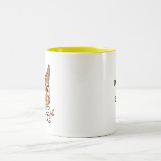 2-Tone Mok 11oz: Mijn vader Mijn oude ik (geel) (Center)