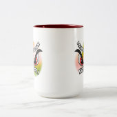 2-Tone Mok 11oz: Mind Your Own (bruin) (Center)