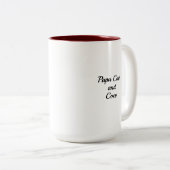 2-tone Mok 15oz: Mijn vader Mijn oude ik (kastanje (Voorkant rechts)