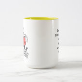 2-Tone Mok 15oz: My Only Queen (geel) (Center)