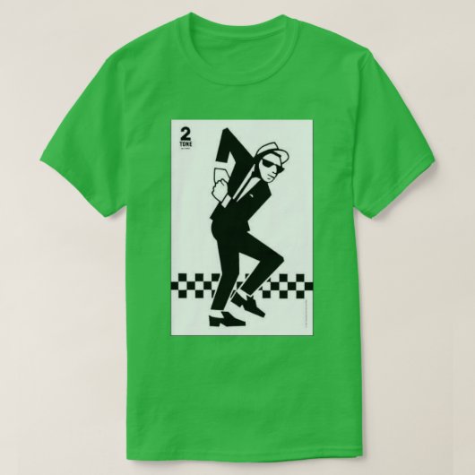 2 Tone Ska Music T-shirt (Design voorkant)