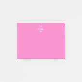 2-tonig gepersonaliseerd monogram op maat post-it® notes (Voorkant)