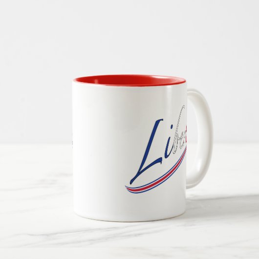 2 toon 11 oz mok (Voorkant rechts)