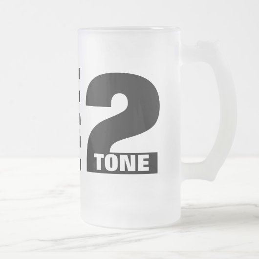 2 Toon-Mok Matglas Bierpul (Rechts)