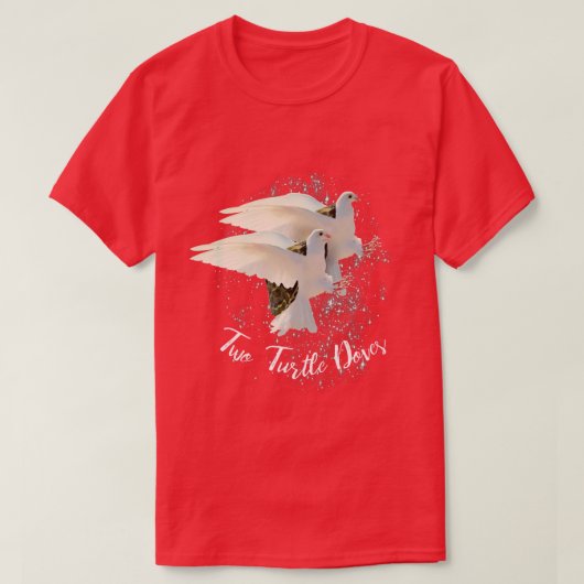 2 Twee tortelduiven T-shirt (Design voorkant)