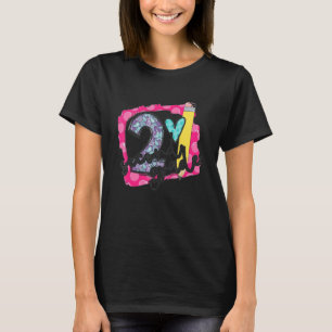 2 tweedeklas potlood terug naar school Kind T-shirt