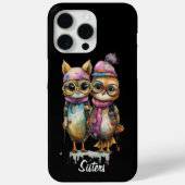 2 uilkatten Case-Mate iPhone case (Achterkant)