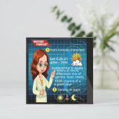 #2 Uitnodiging Feestje met lekker weer in het voor (Staand voorkant)