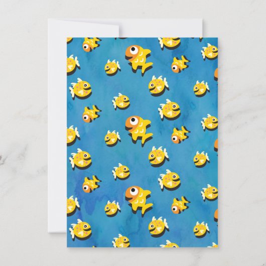 2 uitnodiging van Sharks Baby Birthday Party (Achterkant)