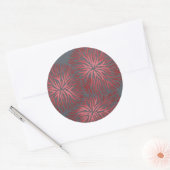 2-up Dianthus II Ronde Sticker (Envelop)