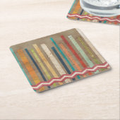 2-Up Paper Fences II Kartonnen Onderzetters (Schuin)