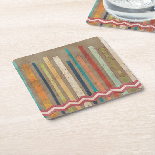 2-Up Paper Fences II Kartonnen Onderzetters (Schuin)