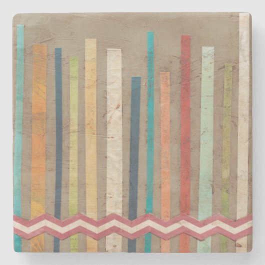 2-Up Paper Fences II Stenen Onderzetter (Voorkant)