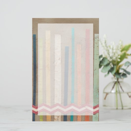 2-up papieren hekken II Briefpapier (Staand voorkant)