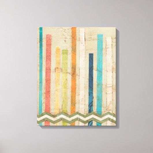 2-up papieren hekken IV Canvas Afdruk (Voorkant)