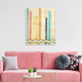 2-up papieren hekken IV Canvas Afdruk (Insitu (Woonkamer))
