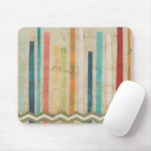 2-up papieren hekken IV Muismat (Met muis)