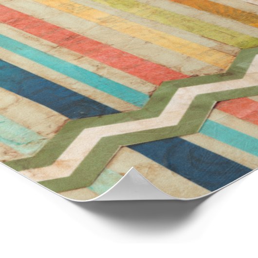 2-up papieren hekken IV Poster (Hoek)