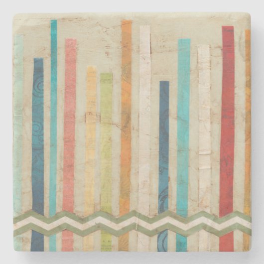 2-up papieren hekken IV Stenen Onderzetter (Voorkant)