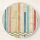 2-up papieren hekken IV Zandsteen Onderzetter (Voorkant)