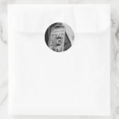 2 uur service ronde sticker (Tas)