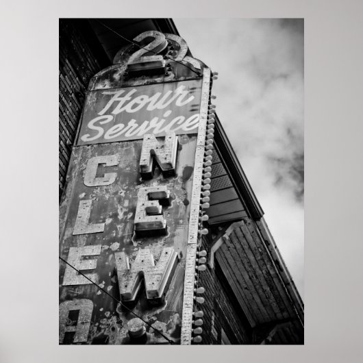 2-uurs service poster (Voorkant)