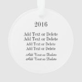 #2 Uw foto Ornament of Label zonder snoep Canes (achterkant)