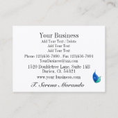 #2 Uw Visitekaartje - Bloemenvlinder profiel (Achterkant)