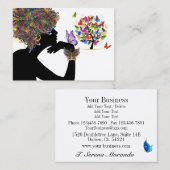 #2 Uw Visitekaartje - Bloemenvlinder profiel (Voorkant / Achterkant)