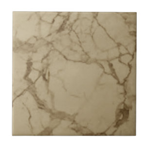 2 van 3 Sepia Faux Marble 4,5 & 6-inch Wall Backsp Tegeltje
