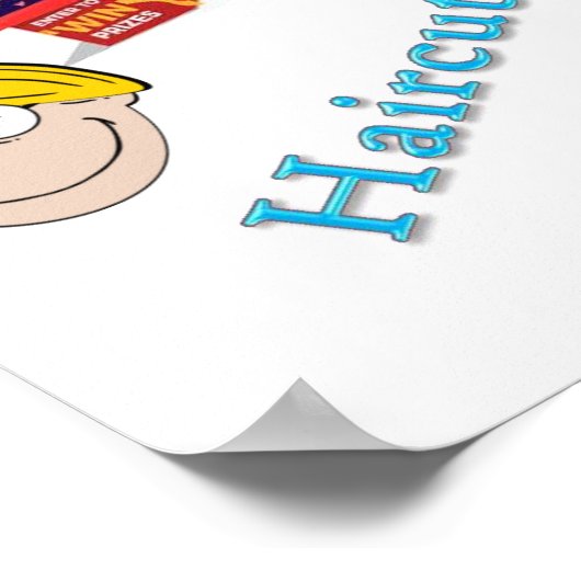 $2. Van uw volgende haircut Poster Matte (Hoek)