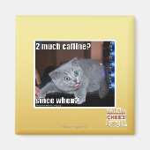 2 veel cafeïne? magneet (Voorkant)