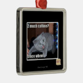 2 veel cafeïne? metalen ornament (Rechts)