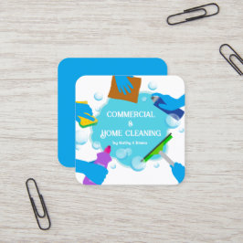 2 Veelvoudige Namen Schoonmakend Visitekaartje