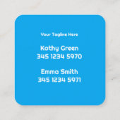 2 Veelvoudige Namen Schoonmakend Visitekaartje (Achterkant)