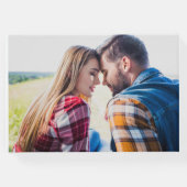 2 Verloving Foto Weddenschap Datum Gastenboek (Achterkant)