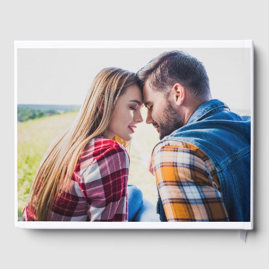 2 Verloving Foto Weddenschap Datum Gastenboek (Achterkant)