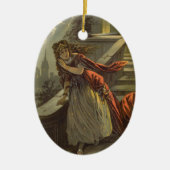 2 verschillende antieke victoriaanse sprookjesontw keramisch ornament (Voorkant)