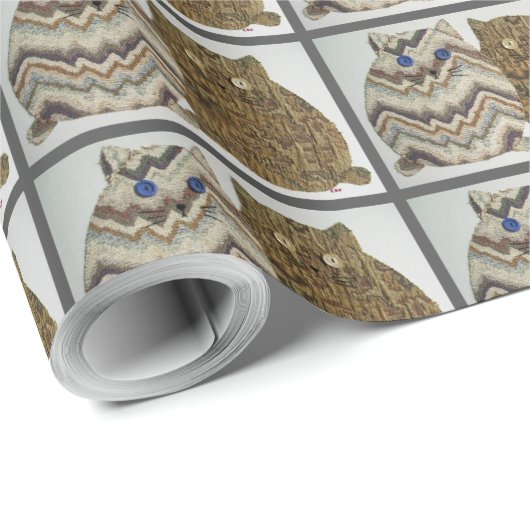 2 Vetkatten #1 Cadeaupapier (Rol Hoek)