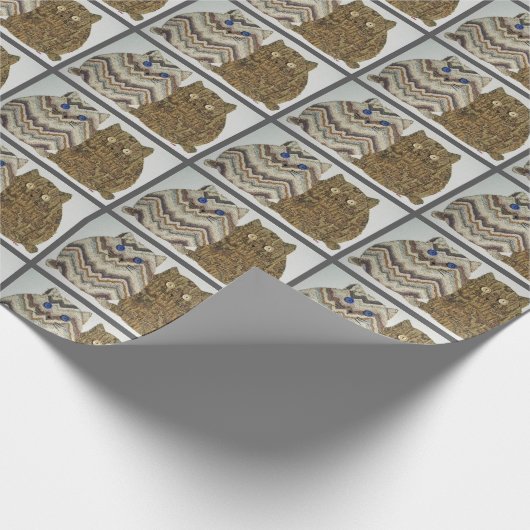 2 Vetkatten #1 Cadeaupapier (Hoek)