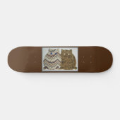 2 Vetkatten #1 Persoonlijk Skateboard (Horizontaal)