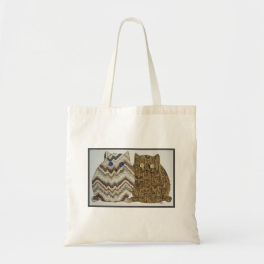 2 Vetkatten #1 Tote Bag (Voorkant)