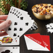2 Vette Driehoeken Doe-Het-Zelf BG Rood Wit Pokerkaarten (Insitu)
