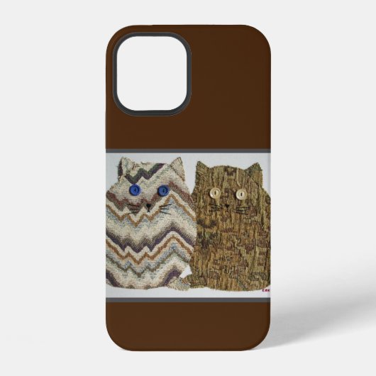 2 Vette Katten #1 iPhone Hoesje (Achterkant)