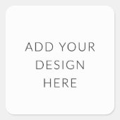 2" Vierkante Sticker Afdrukken (Voorkant)