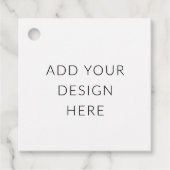 2" Vierkante Tag-afdruk Bedankjes Labels (Voorkant)